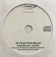 1973-1985 Aston Martin V8 Coupe Parts Manual