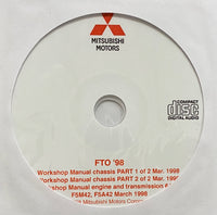1998 Mitsubishi FTO Workshop Manual