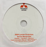 2008 Mitsubishi Evolution X Workshop Manual