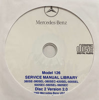 1981-1991 Mercedes-Benz Model 126 US Workshop Manual