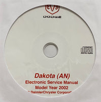 2002 Dodge Dakota (AN) Workshop Manual