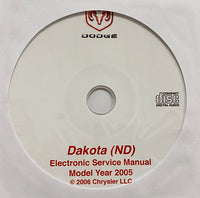 2005 Dodge Dakota (ND) Workshop Manual