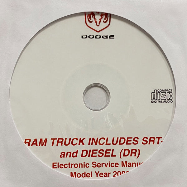 2006 Dodge Ram Truck including SRT-8 and Diesel (DR) Workshop Manual