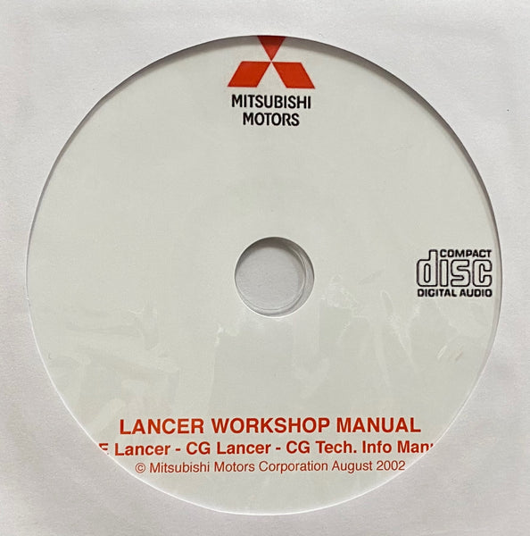 2000-2002 Mitsubishi Lancer CE-CG Workshop Manual