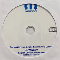 2004 Dodge Sprinter Parts Catalog