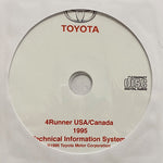 1995 Toyota 4Runner USA, Canada Workshop Manual