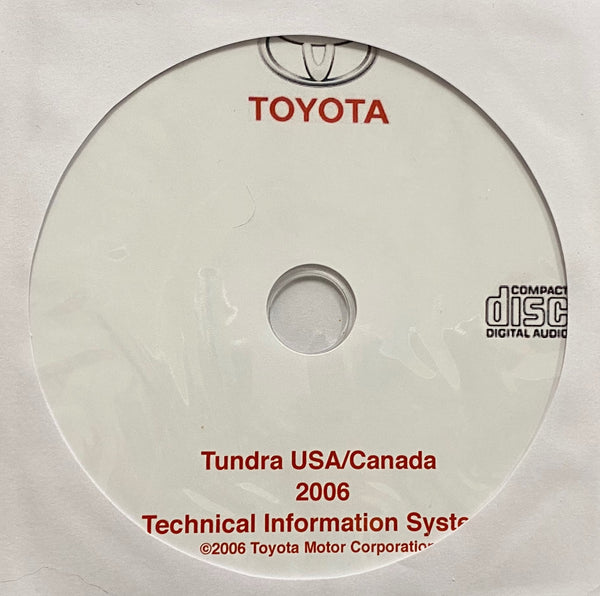 2006 Toyota Tundra USA and Canada Workshop Manual