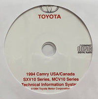 1994 Toyota Camry USA/Canada Workshop Manual