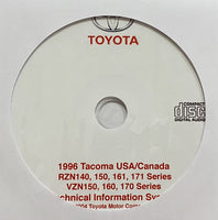 1996 Toyota Tacoma USA and Canada Workshop Manual