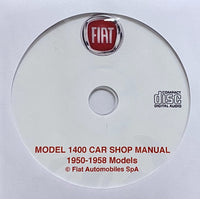 1950-1958 Fiat 1400 Workshop Manual