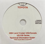 2004 Toyota Land Cruiser USA and Canada Workshop Manual