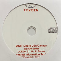 2005 Toyota Tundra USA & Canada models Workshop Manual