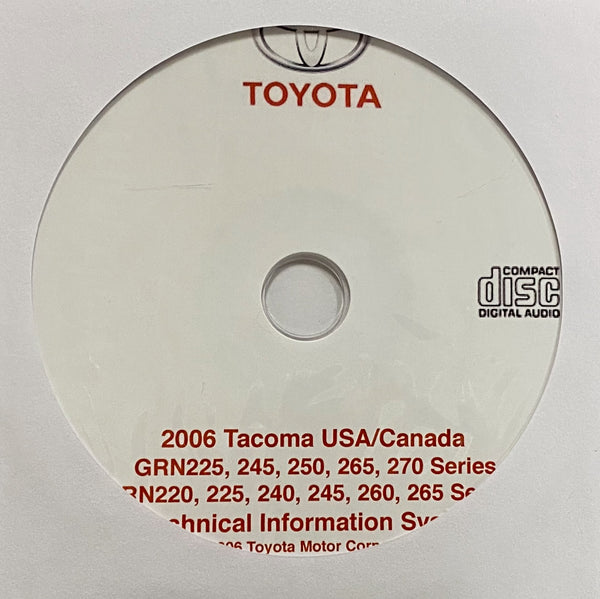 2006 Toyota Tacoma USA and Canada models Workshop Manual