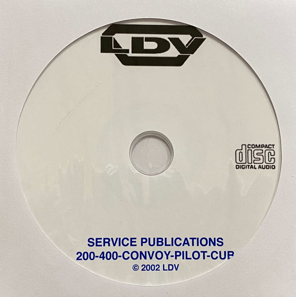 1996-2006 LDV 200, 400, CONVOY, PILOT and CUB Workshop Manual