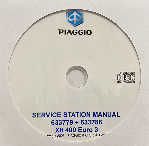 2005 Piaggio X8 Euro 3 Workshop Manual