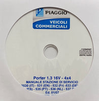 2007 Piaggio Porter 1.3 16V - 4x4 Workshop Manual