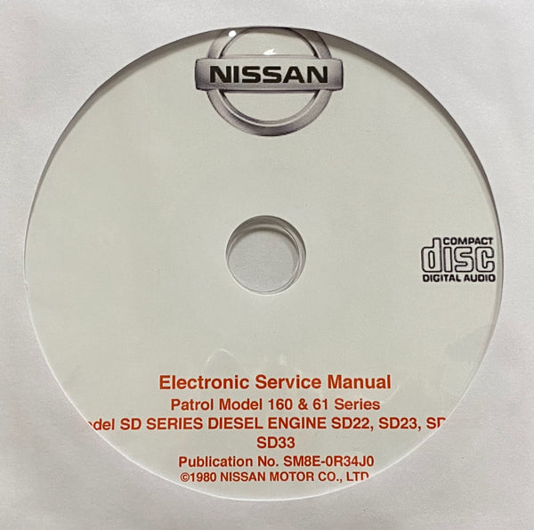 1980-1989 Nissan Patrol Model 160 & 61 Workshop Manual