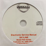 1998-2002 Nissan Skyline Model R34 Series Workshop Manual