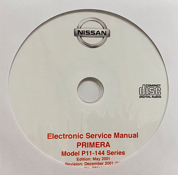 1995-2002 Nissan Primera Model P11-144 series Workshop Manual