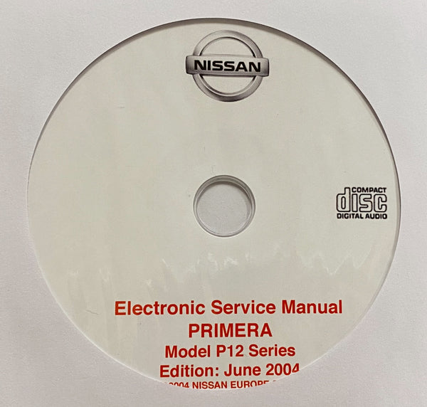 2001-2007 Nissan Primera Model P12 series Workshop Manual