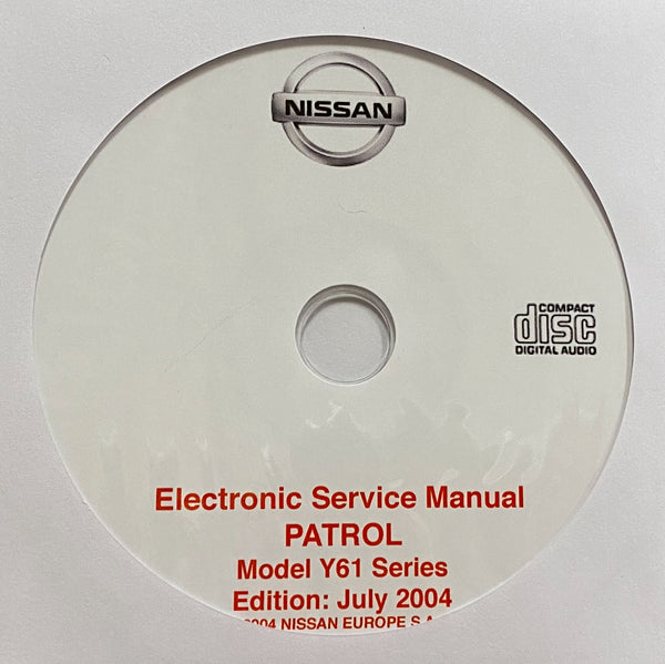 1997-2010 Nissan Patrol Model Y61 series Workshop Manual