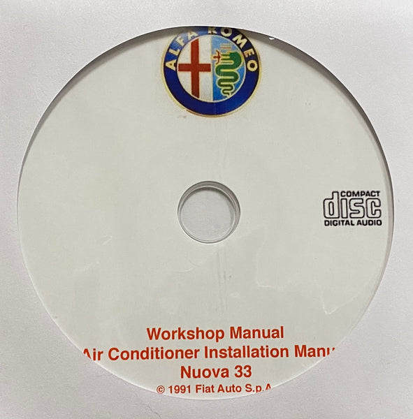 1990-1995 Alfa Romeo Nuova 33 Workshop Manual