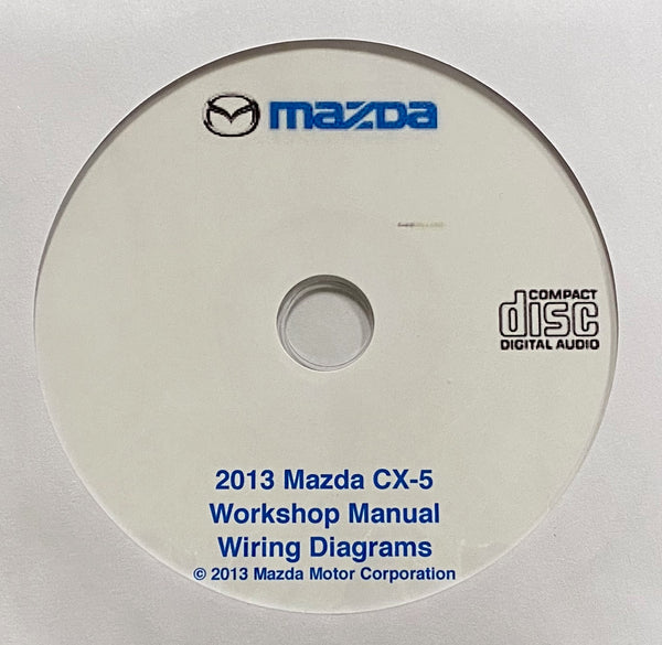2013 Mazda CX-5 Workshop Manual and Wiring Diagrams