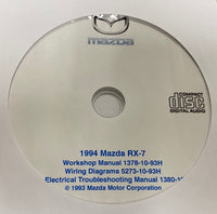 1994 Mazda RX-7 US Workshop Manual and Wiring Diagrams