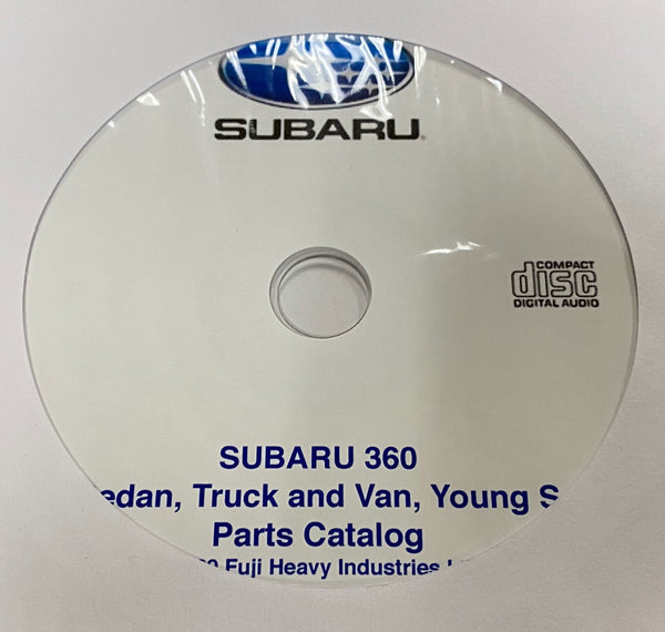 1969-1971 Subaru 360 Sedan, Truck, Van, Young S Parts Catalog