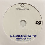 1990-2000 Mercedes-Benz SL280-SL600 Workshop Manual in GERMAN