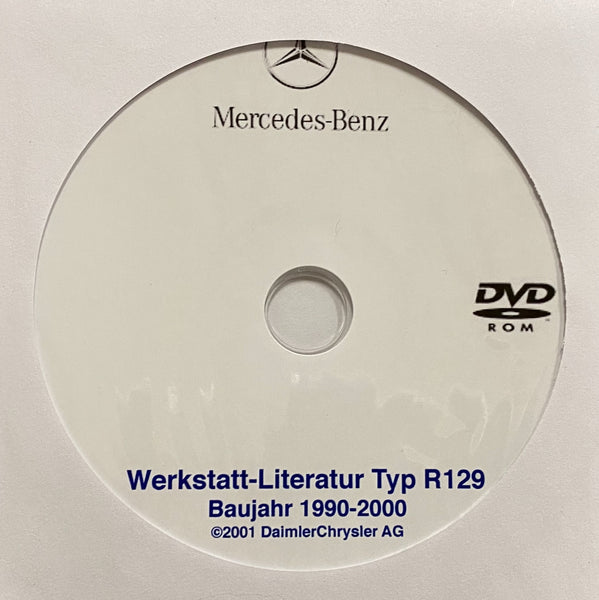 1990-2000 Mercedes-Benz SL280-SL600 Workshop Manual in GERMAN