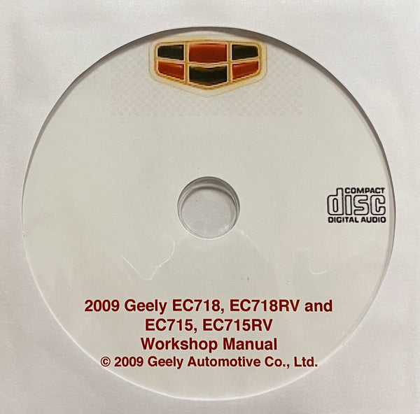2009 Geely EC718, EC718RV, EC715, EC715RV Workshop Manual