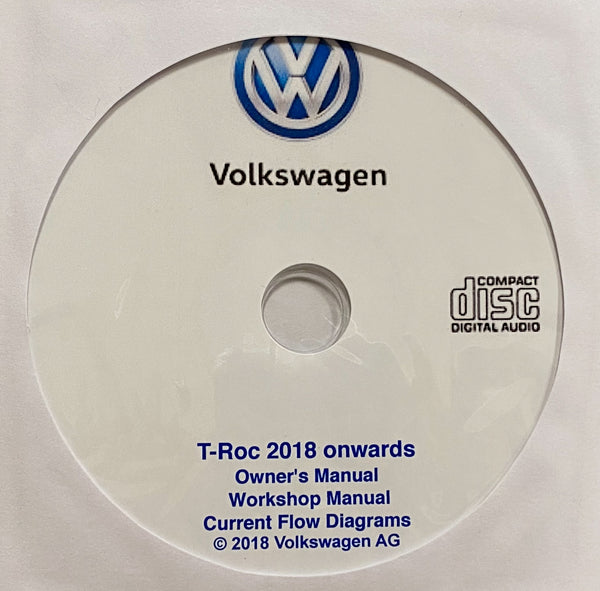 2018 onwards VW T-Roc Owner's Manual, Workshop Manual, Wiring Diagrams