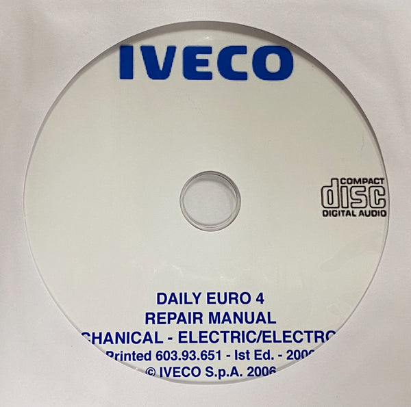 2006 Iveco Daily Euro 4 Workshop Manual