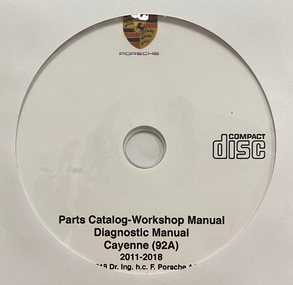 2011-2018 Porsche Cayenne (92A) Parts Catalog, Workshop Manual and Diagnostic Manual