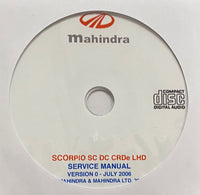 2002-2006 Mahindra Scorpio SC-DC-CRDe Left Hand Drive Workshop Manual