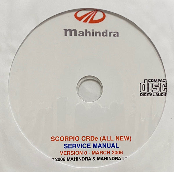 2006-2014 Mahindra Scorpio CRDe (All New) Workshop Manual