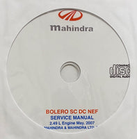 2007-2010 Mahindra Bolero SC-DC-NEF Workshop Manual