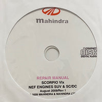 2009-2014 Mahindra Scorpio Vlx NEF Engines SUV & SC/DC Workshop Manual