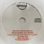 2002-2007 Nissan Micra Model K12 Series Workshop Manual