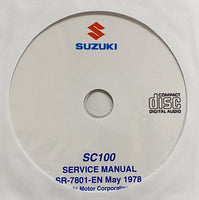1978-1982 Suzuki SC100 Workshop Manual