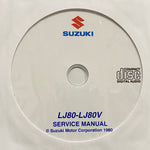 1977-1980 Suzuki LJ80-LJ80V Workshop Manual