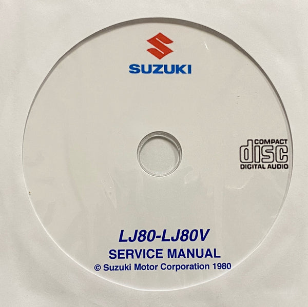1977-1980 Suzuki LJ80-LJ80V Workshop Manual