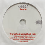 1997-2001 Audi A3 Workshop Manual