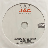 2011-2015 JAC Sunray Workshop Manual