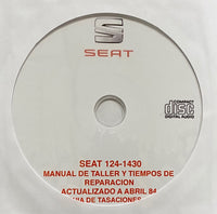 1968-1980 Seat 124-1430 Workshop Manual in Spanish