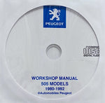 1980-1992 Peugeot 505 models Workshop Manual