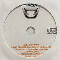 2004 Dacia Commercial w/C3L Engine Workshop Manual