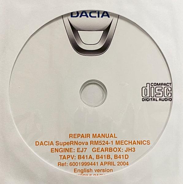 2000-2003 Dacia Supernova Workshop Manual