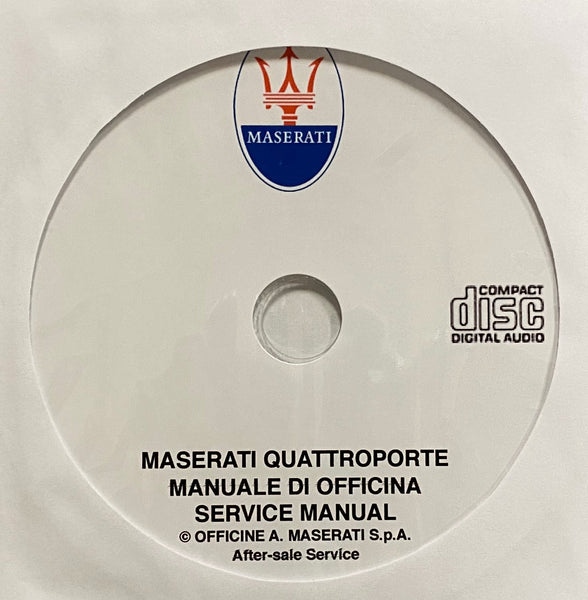 1979-1990 Maserati Quattroporte III Workshop Manual
